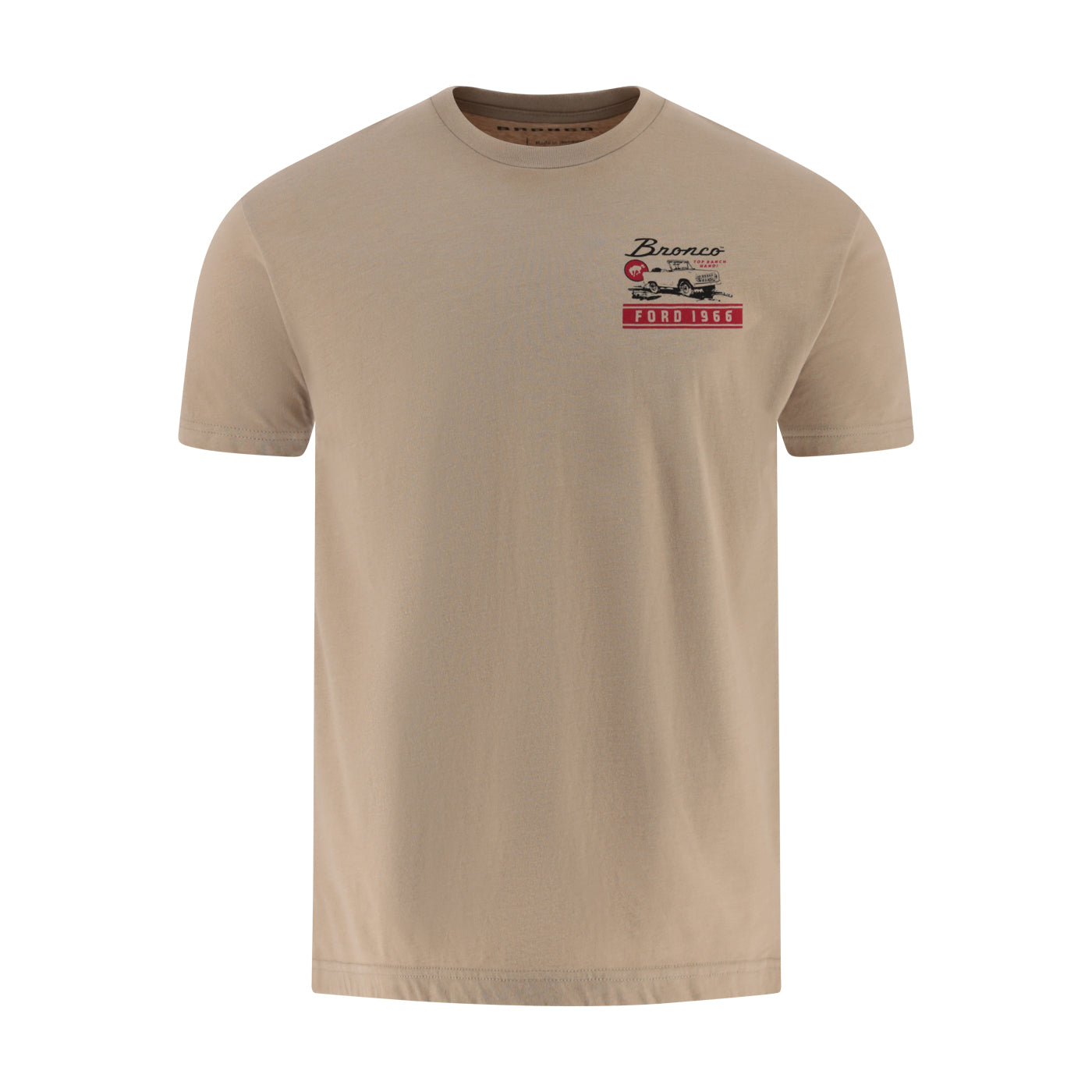 ☆STAR ROAD VINTAGE T-SHIRT フォトカード付 リオ Ford Bronco 1966 Vintage Mens Ranch Hand T-Shirt - Ford Merchandise