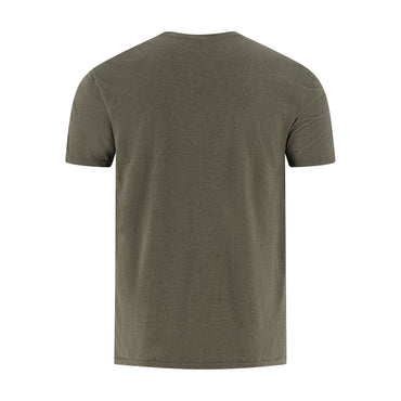 Green t-shirt on a white background