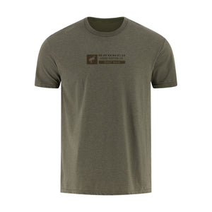 Green t-shirt with a Ford Bronco logo on a white background