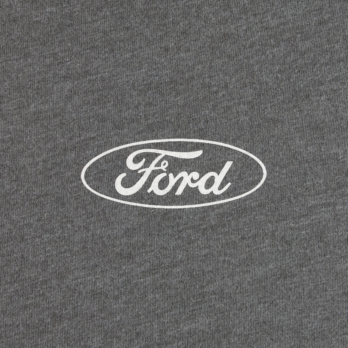 Ford logo on a gray background