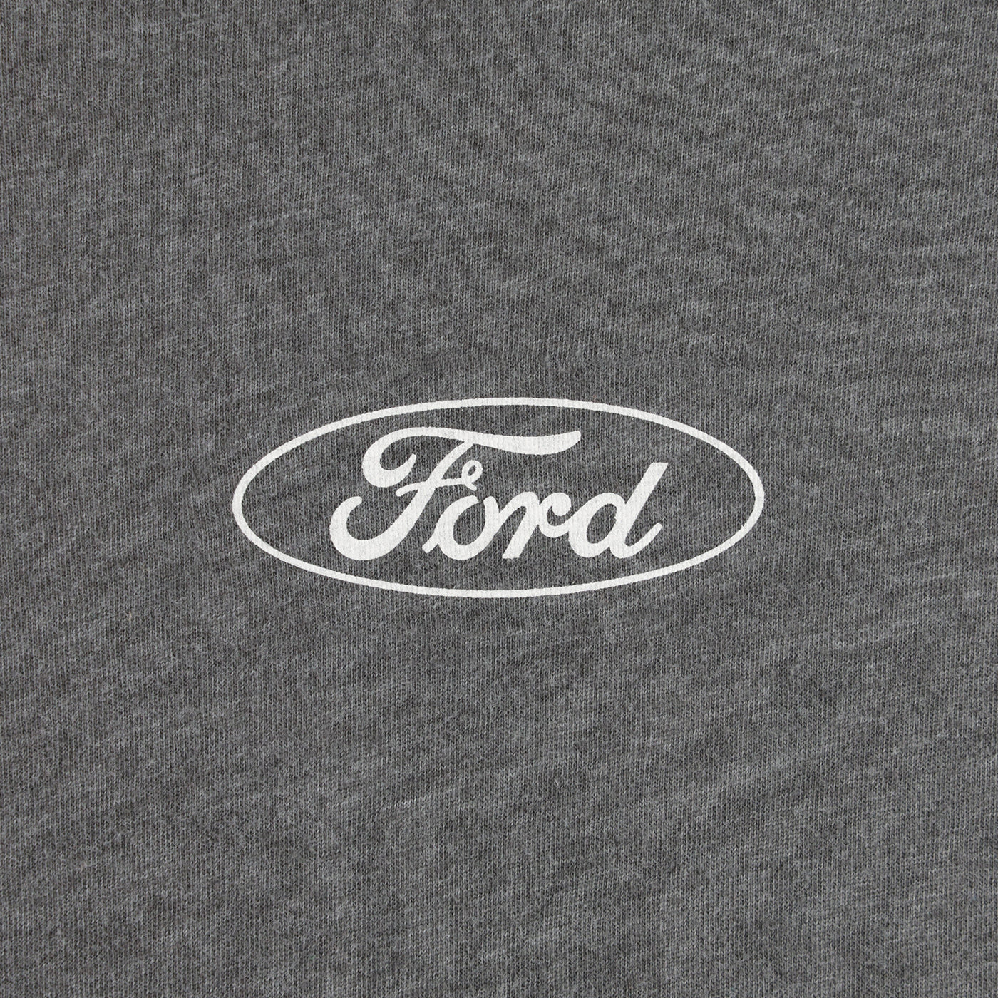 Ford logo on a gray background