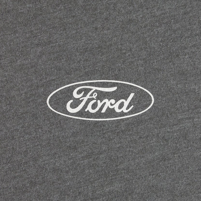 Ford logo on a gray background