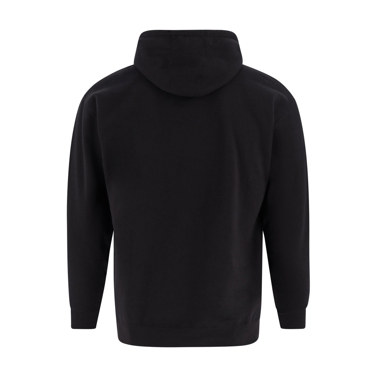 Black hoodie on a white background