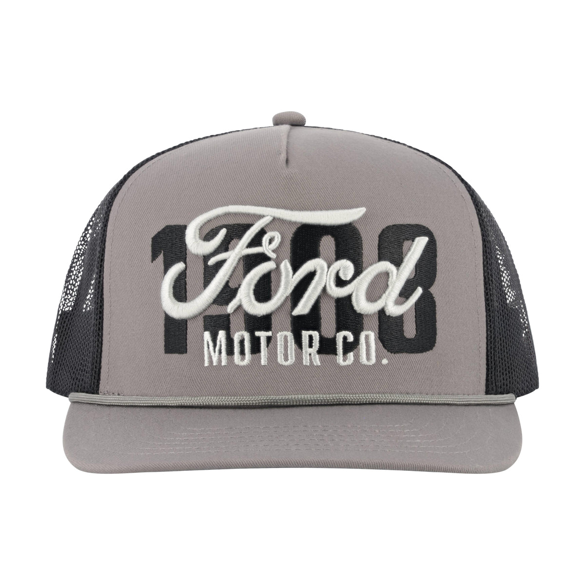 gray hat with White Ford script and black 1903 text