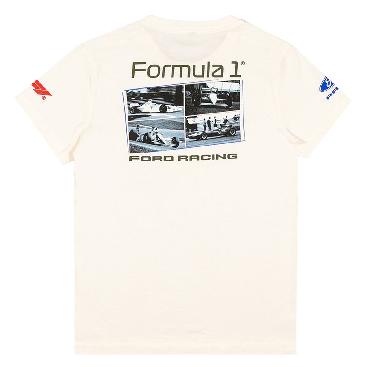 Ford Racing x F1 Womens Racing Heritage White T-Shirt