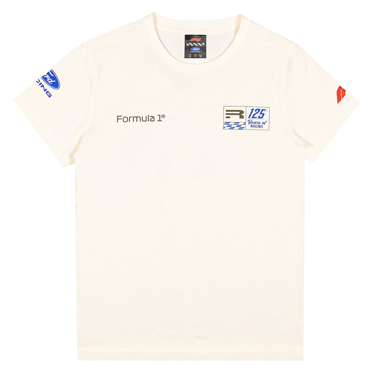 Ford Racing x F1 Womens Racing Heritage White T-Shirt
