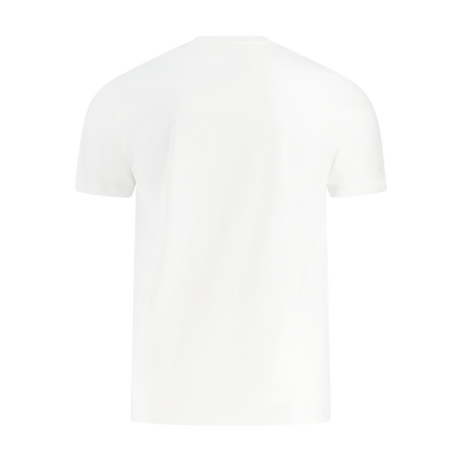 back of a white t-shirt