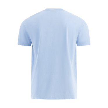 Light blue t-shirt on a white background