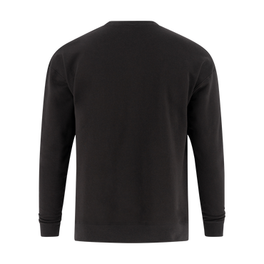 Black sweatshirt on a white background