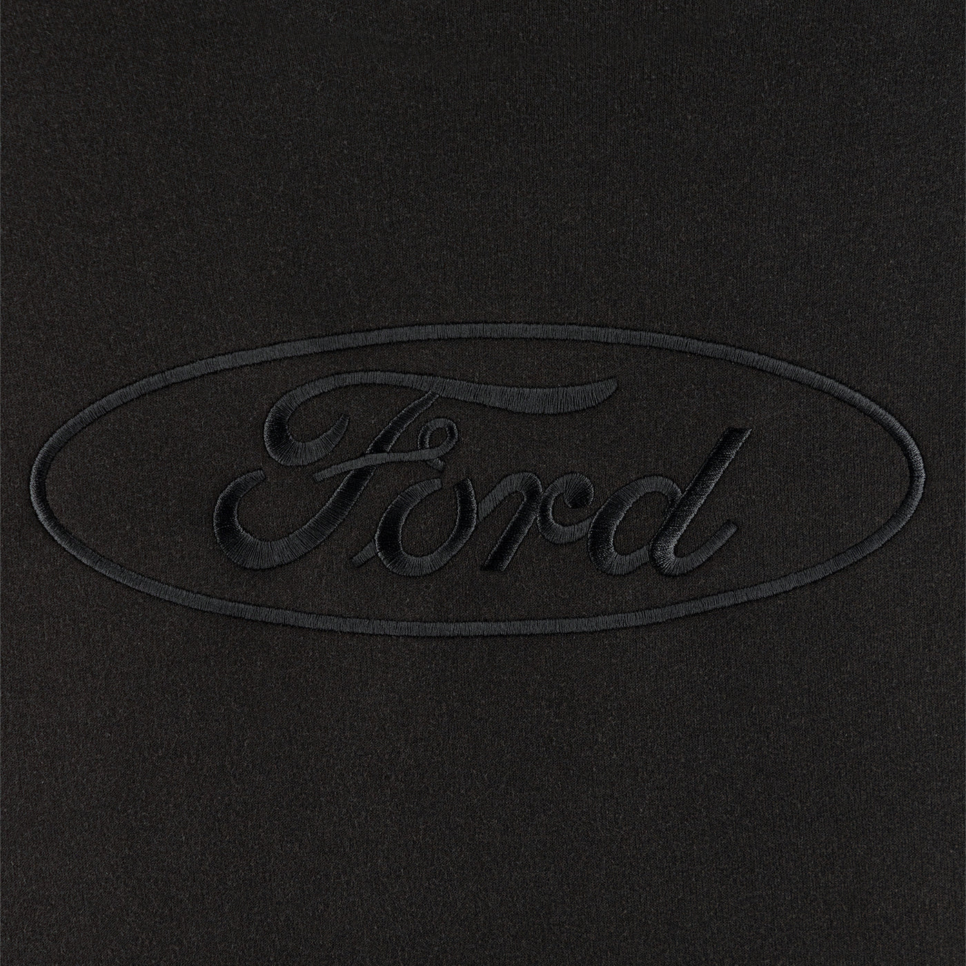 Ford logo on a black background