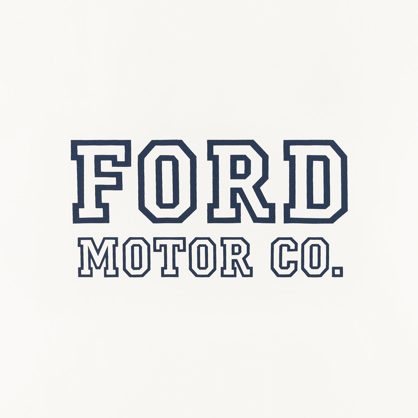 Ford Motor Co. logo on a light gray background