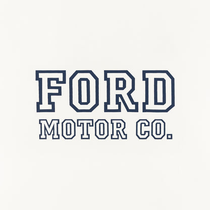 Ford Motor Co. logo on a light gray background
