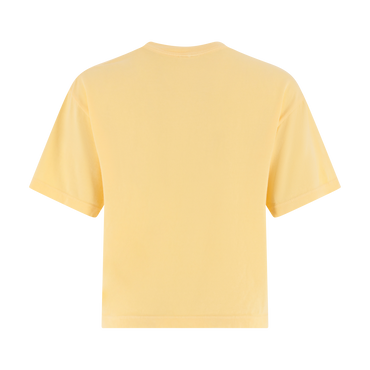Yellow t-shirt on a white background