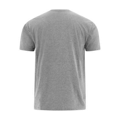 Gray t-shirt on a white background