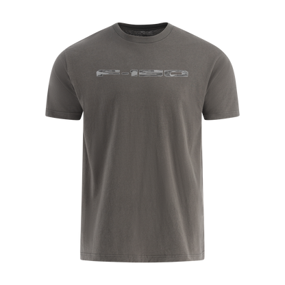 gray shirt with a camo f-150 logo