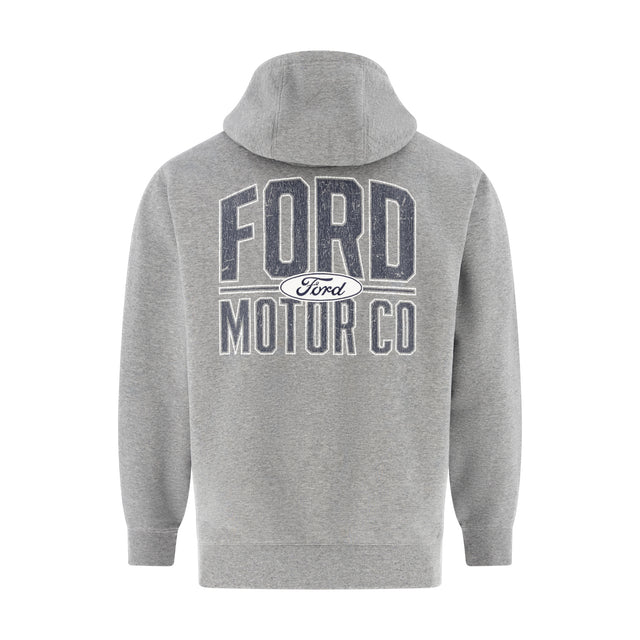 Ford Racing Sweatshirt Ford Vintage Logo Unisex Varsity Fleece Hoodie - Ford Merchandise