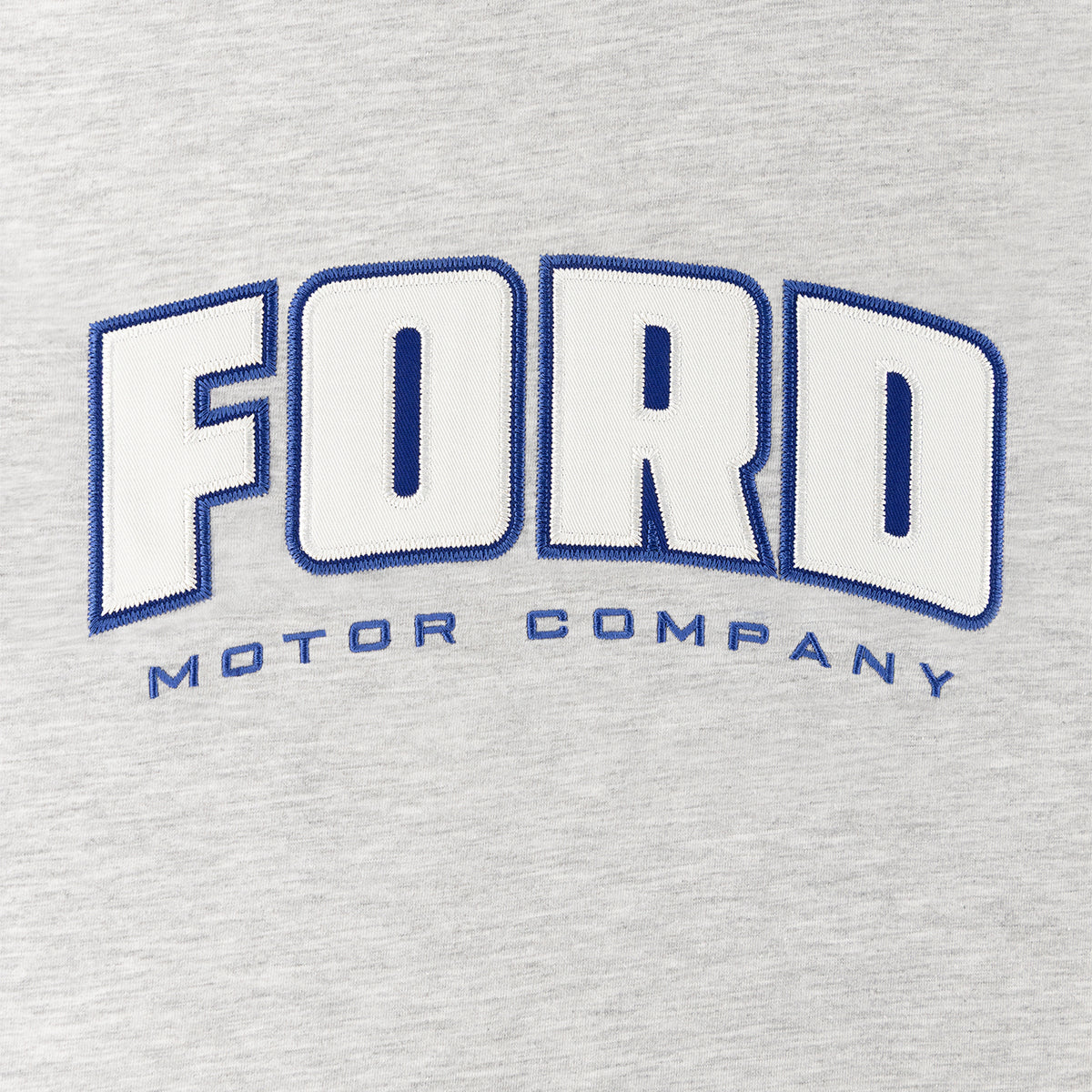 Ford applique on a gray background
