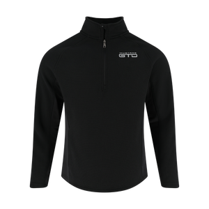 black Mustang GTD quarter zip on a white background