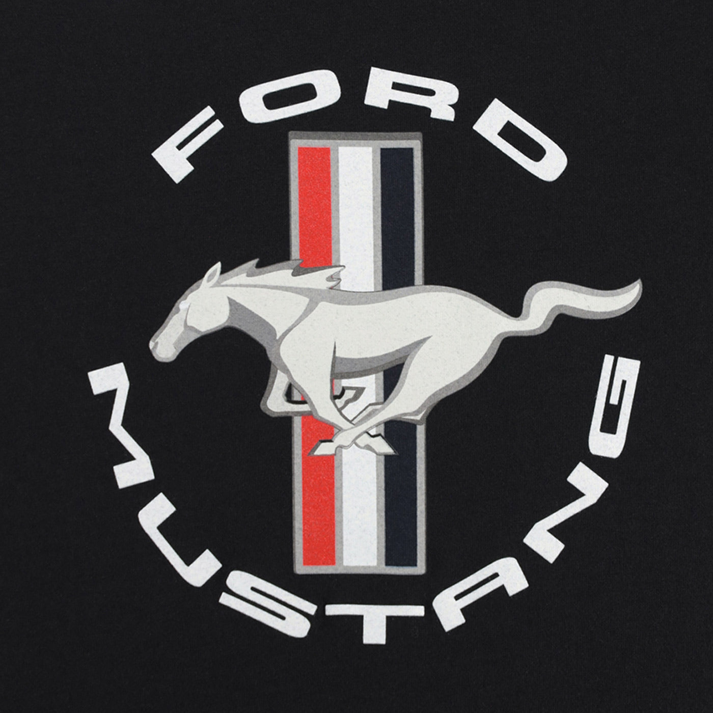 Ford Mustang Tribar Logo Womens Graphic T-Shirt