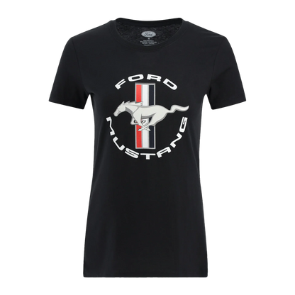 Ford Mustang Tribar Womens Graphic T-Shirt