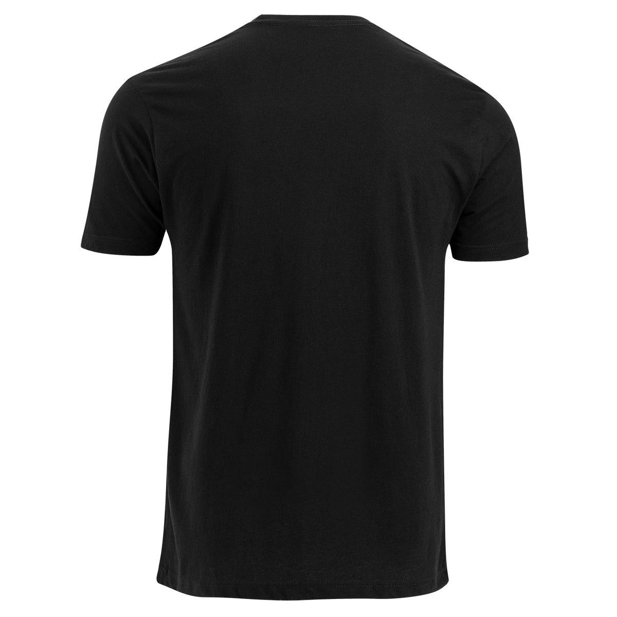 back of a black t-shirt