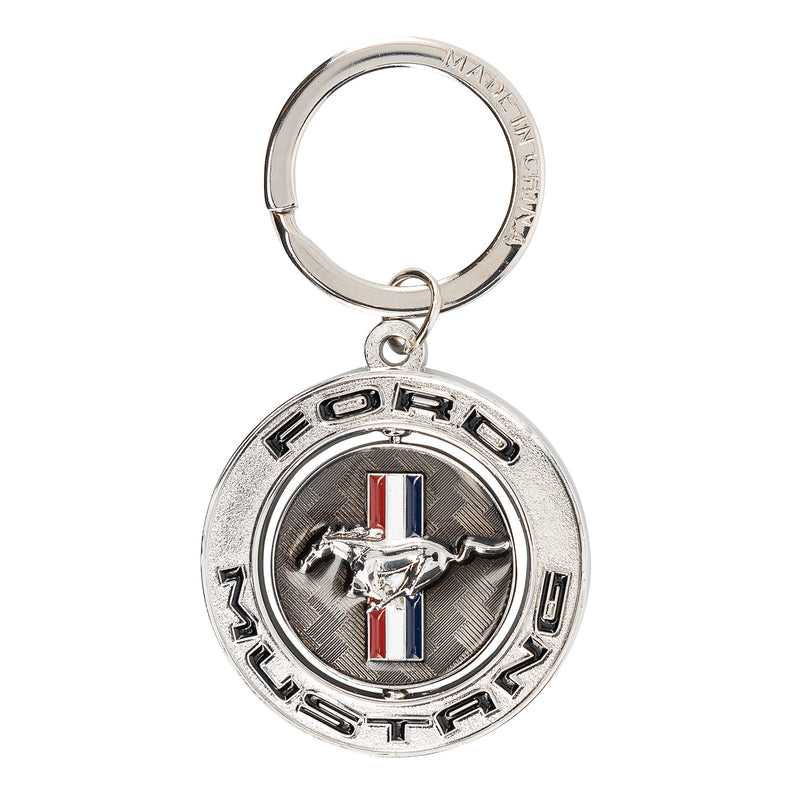 Ford Mustang Tribar Spinner Keychain