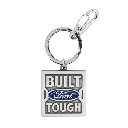Built Ford Tough Keychain with Carabiner Clip