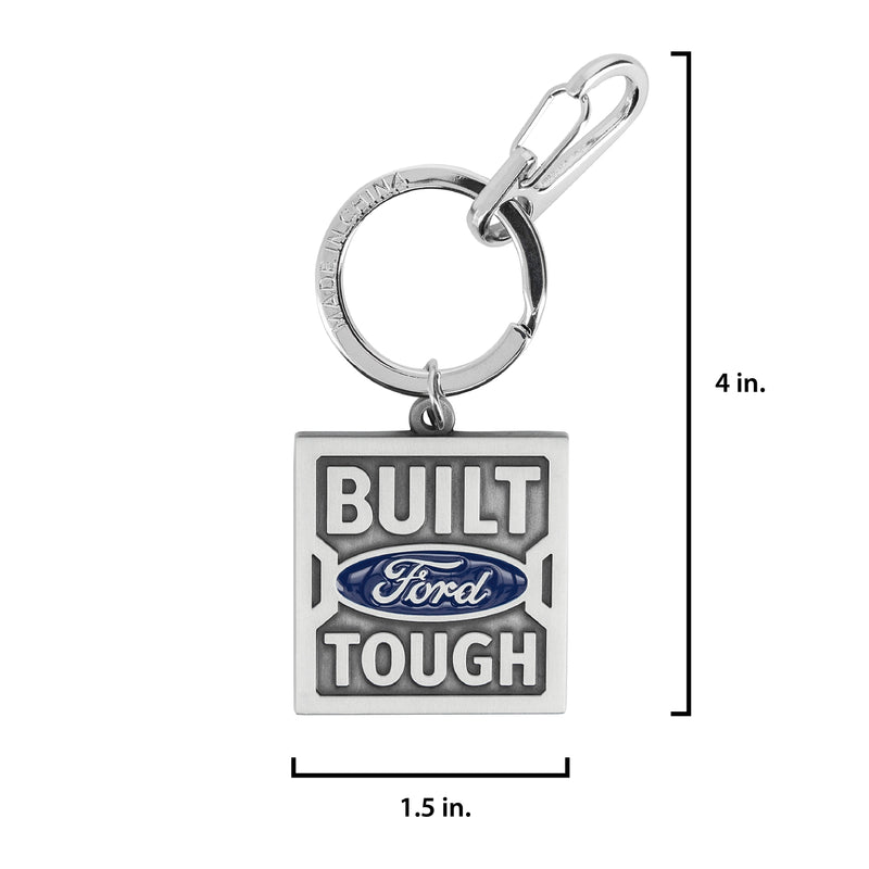 Ford Trucks Built Ford Tough Logo Keychain