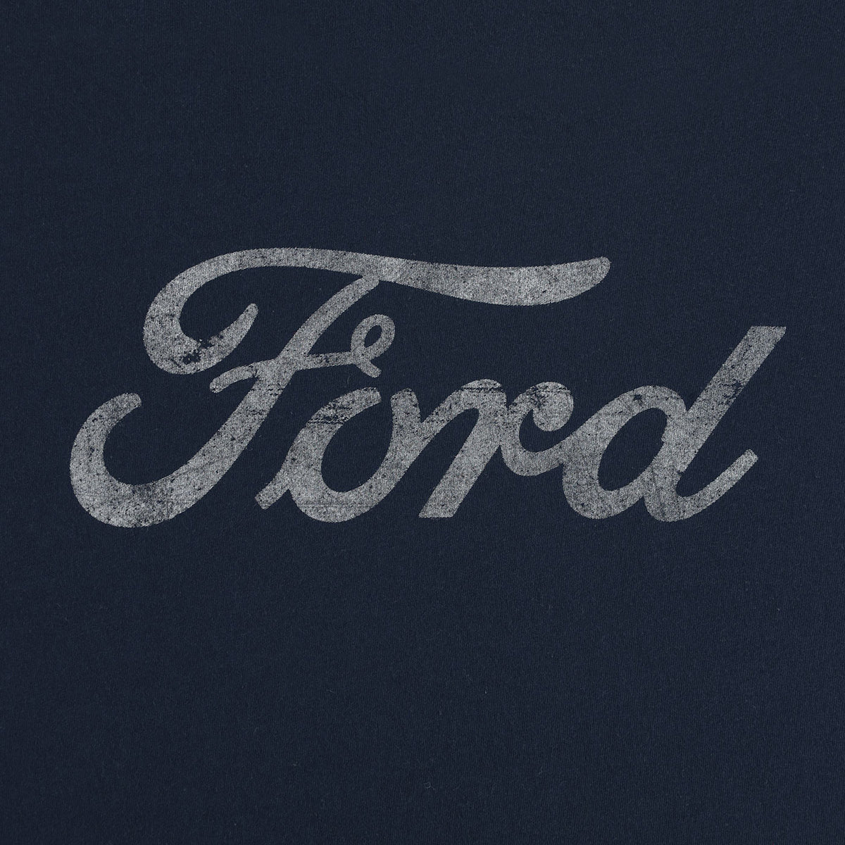 Ford logo in white on a dark blue background