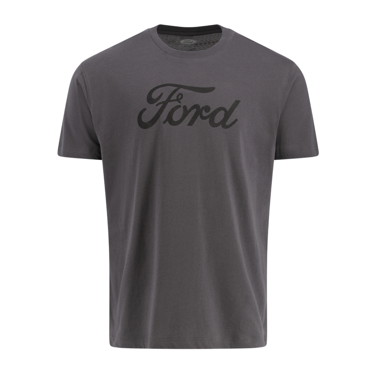Gray t-shirt with 'Ford' logo on a white background