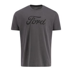 Gray t-shirt with 'Ford' logo on a white background