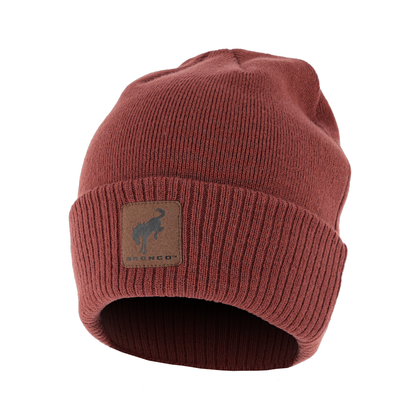 Ford Bronco Leather Patch Knit Hat