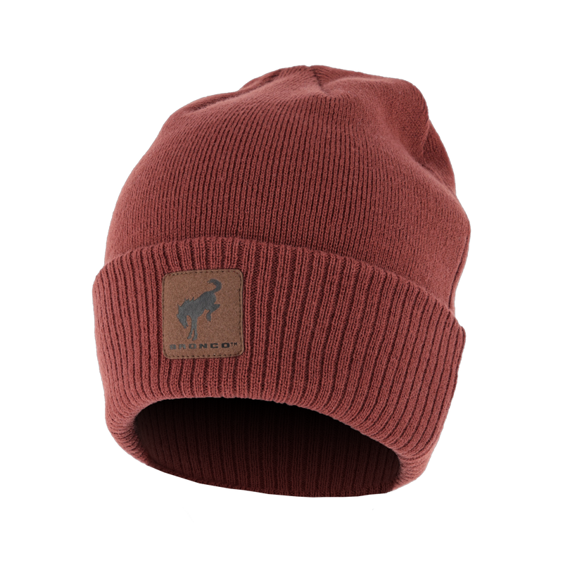 Ford Bronco Leather Patch Knit Hat