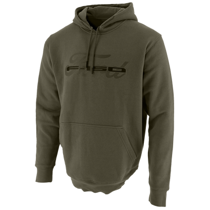 Ford Trucks Men's F-150 Embroidered Hooded Pullover Fleece - Front View