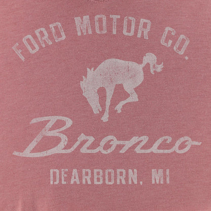 Ford Motor Co Bronco Womens Vintage V Neck T-Shirt