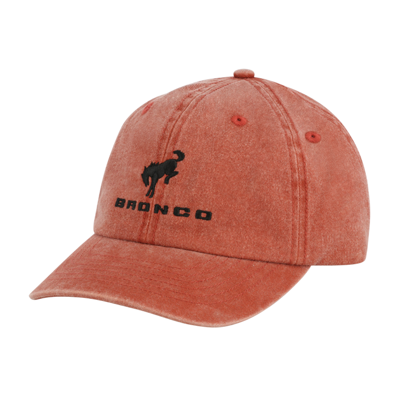 Red cap with 'Bronco' logo on a white background