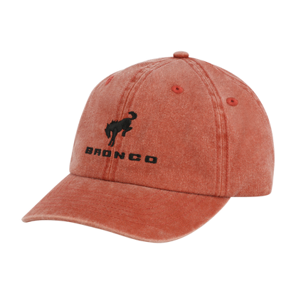 Red cap with 'Bronco' logo on a white background