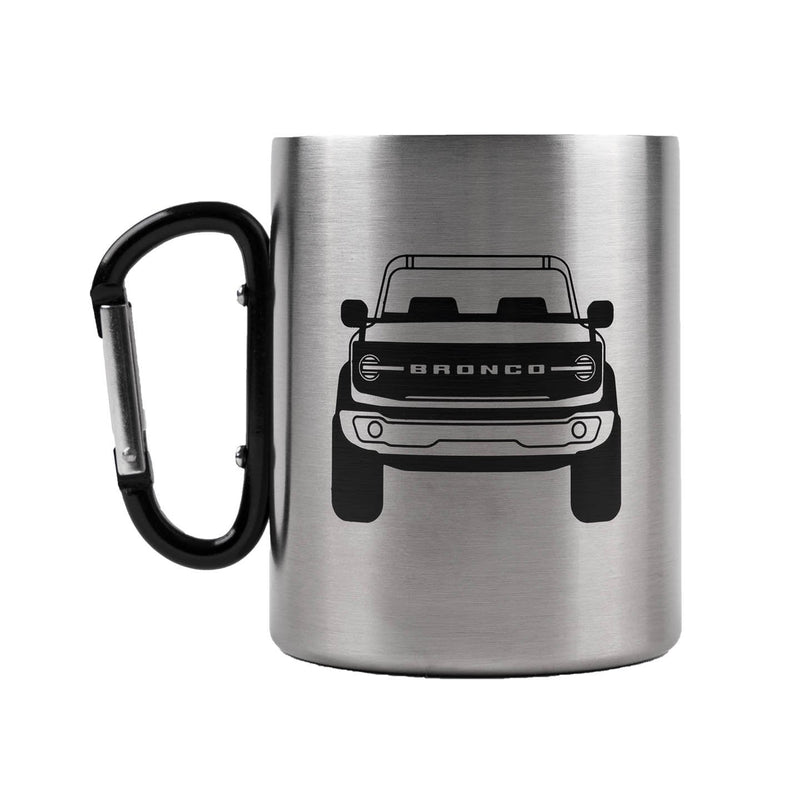 Ford Bronco Carabiner Logo Mug