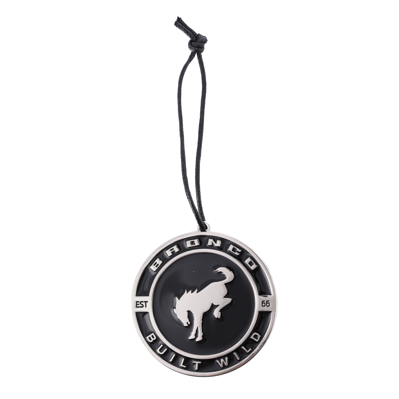 Ford Bronco Built Wild Enamel Ornament