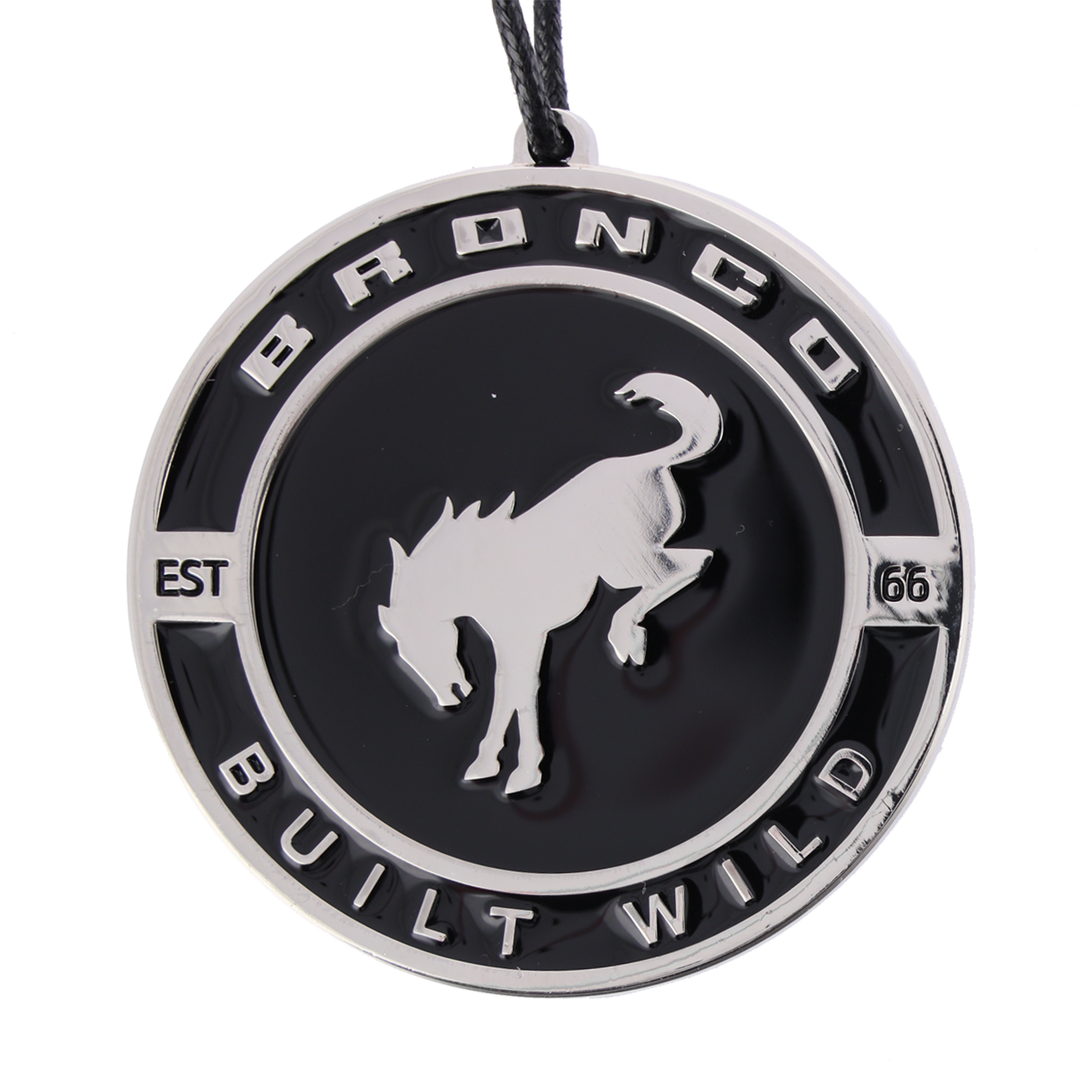 Ford Bronco Built Wild Enamel Ornament