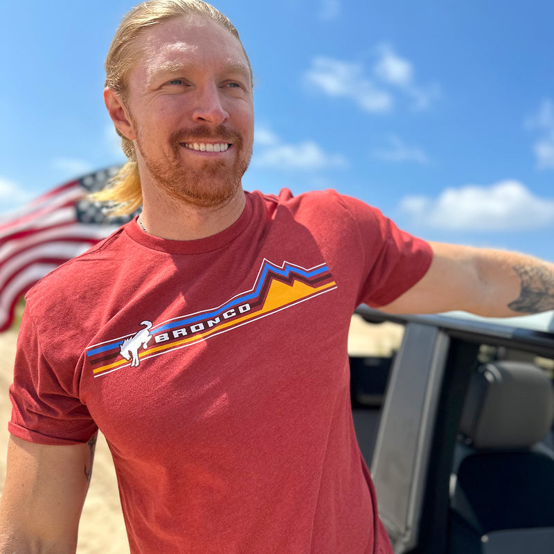 Ford Bronco Men's Mountain Buck T-Shirt - Lifestyle