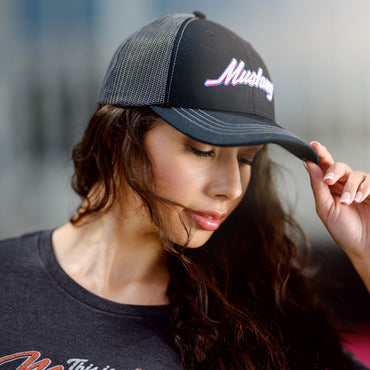 Ford Mustang Mesh Embroidered Snap Back Hat