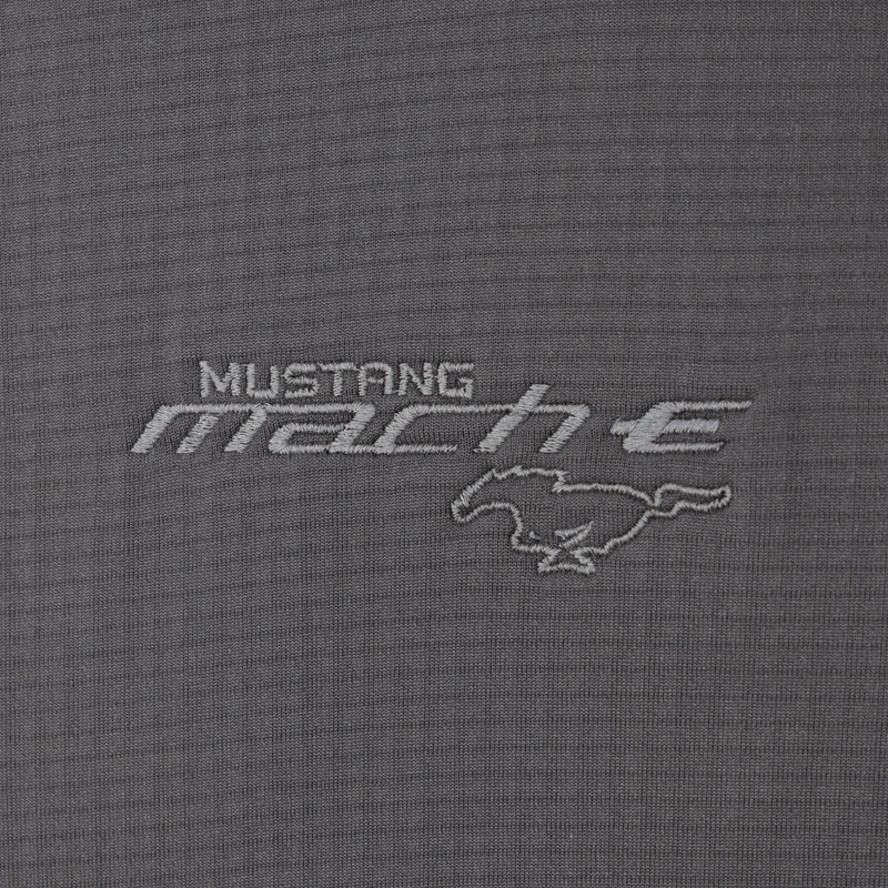 Ford Mustang Mach-E Men's Reflective Tech Fleece Jacket - Front View