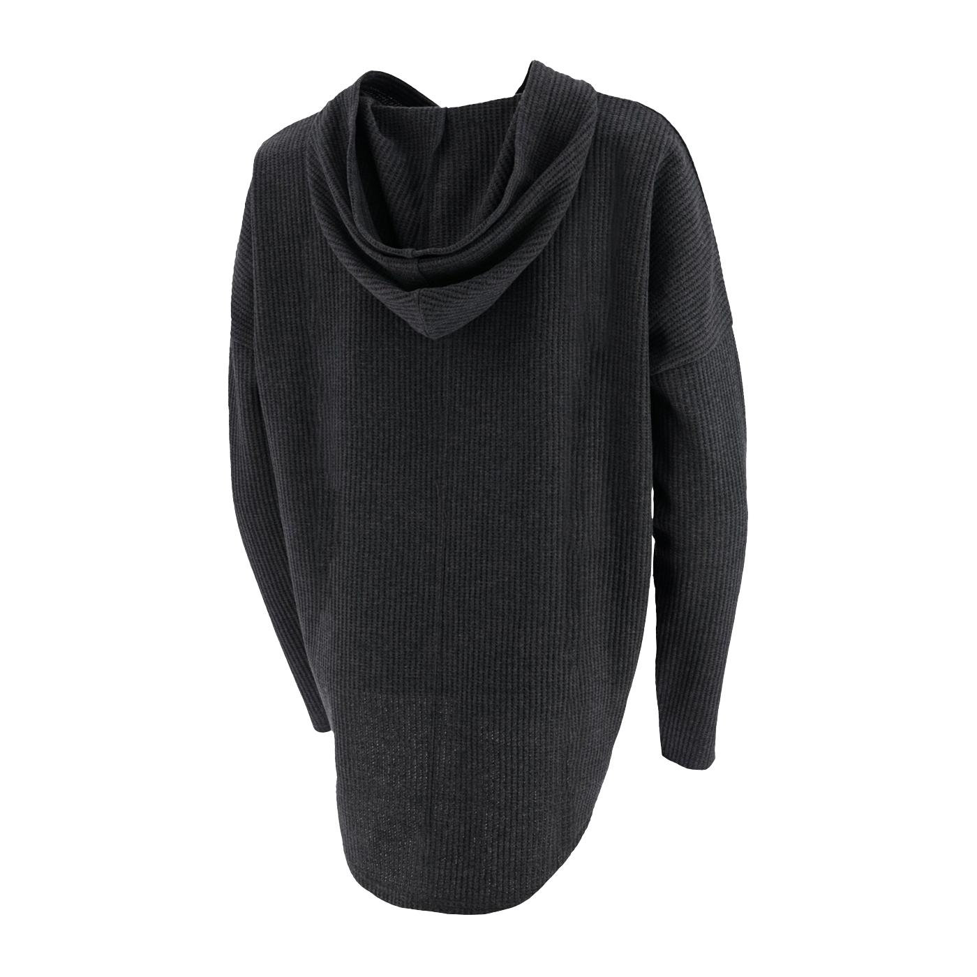 Built Ford Tough Womens Long Sleeve Thermal Henley Shirt with Hood