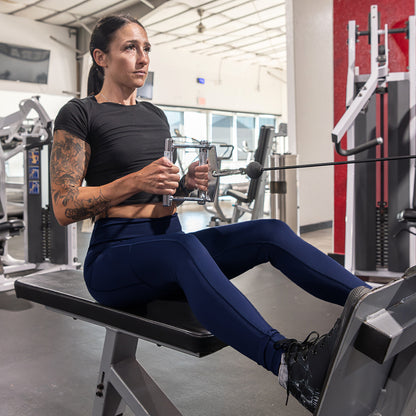 Ford Womens Blue Work Out Leggings