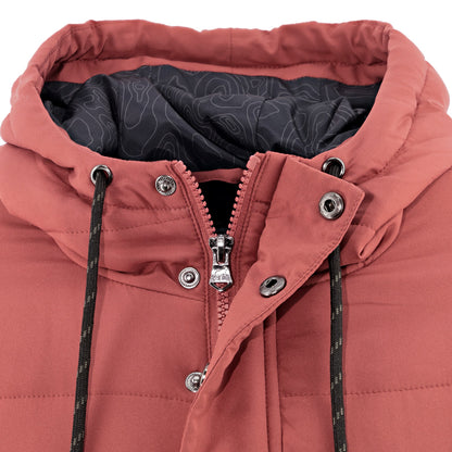 Ford Bronco Mens Outdoor Quilted Jacket with Hood