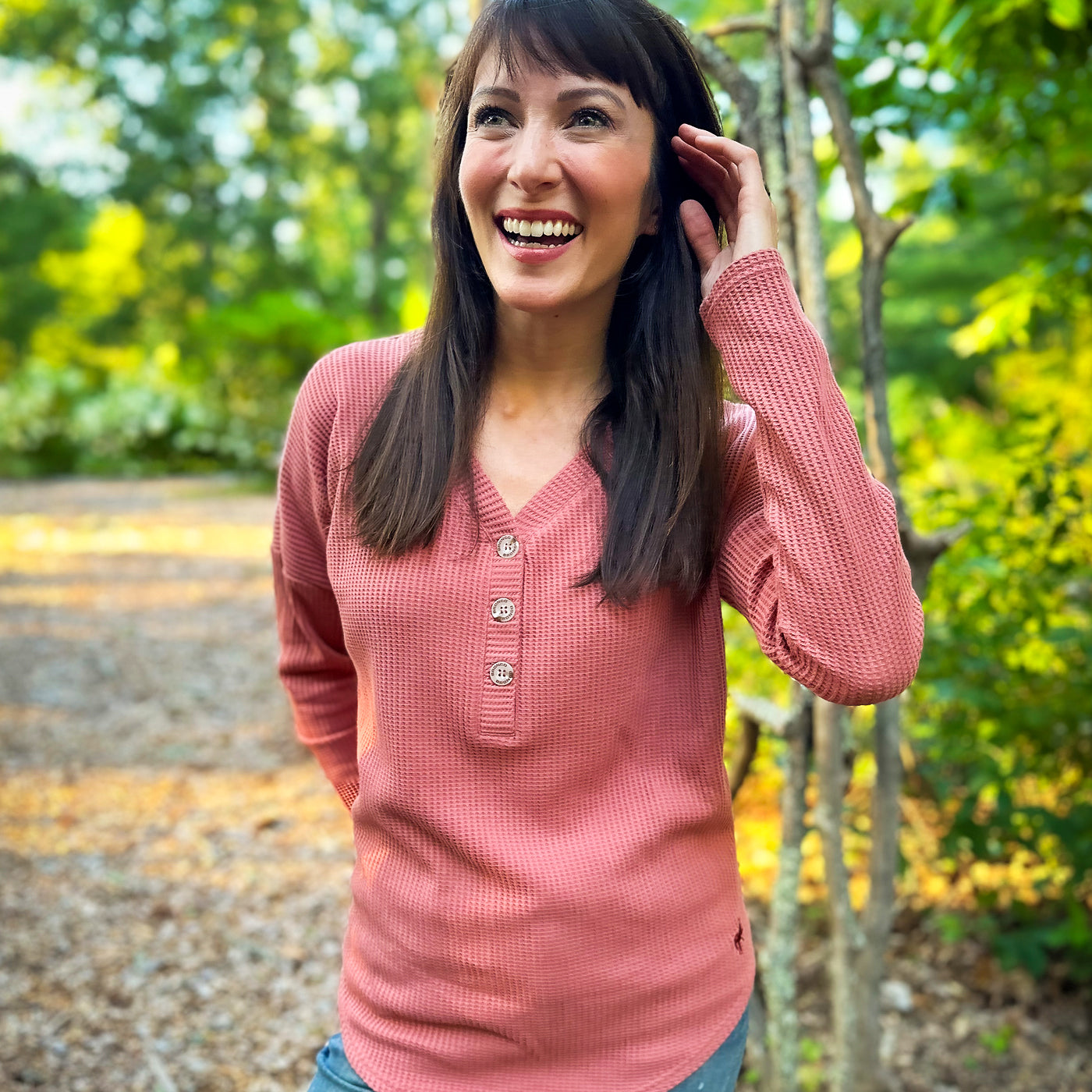 Ford Bronco Women's Waffle Tunic Shirt - Lifestyle