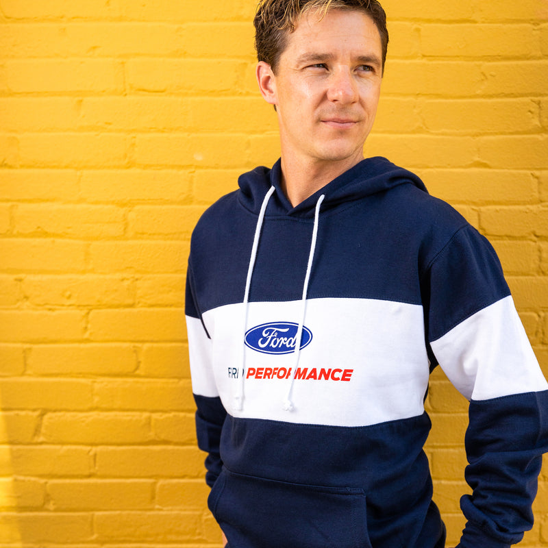 Ford Performance Men's Colorblock Hooded Pullover Fleece - Lifestyle