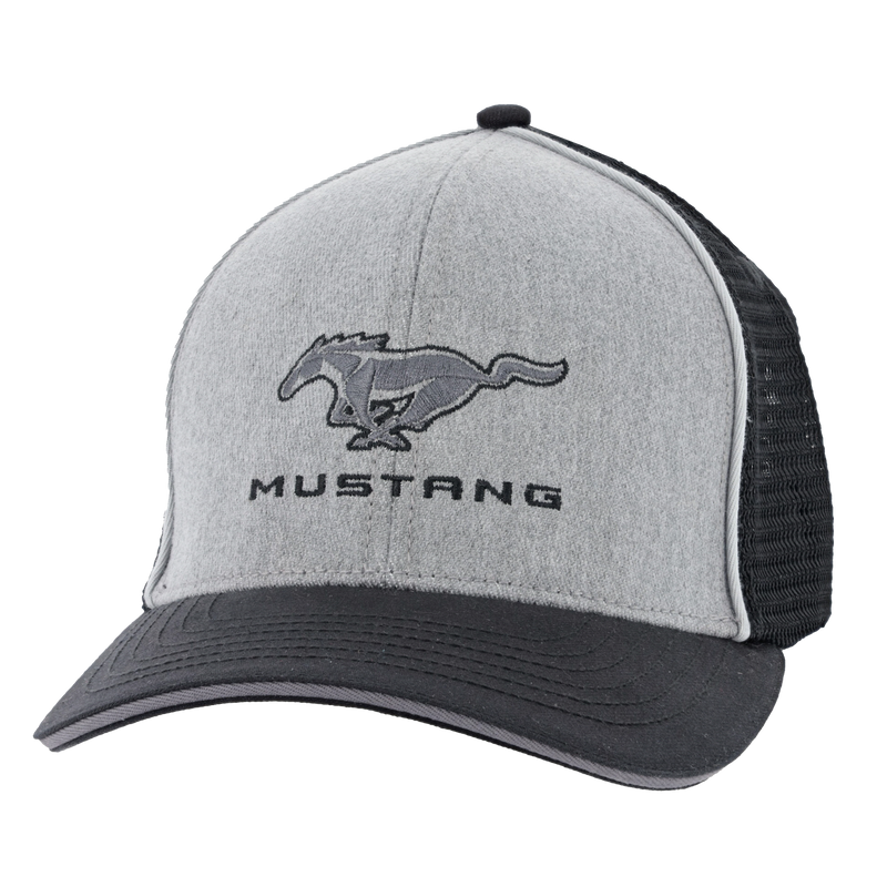 Ford Mustang Reflective Stretch Fit Hat - Front View
