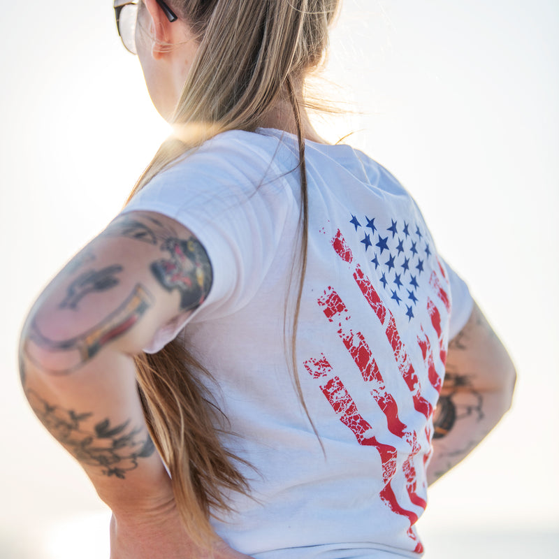 Proud To Honor Flag Women's T-Shirt - Lifestyle